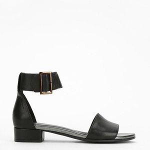 VAGABOND Ankle Strap Rubber Sole! Sandal Black